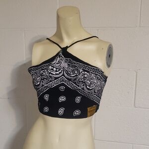 Low Low Bandana Crop Top